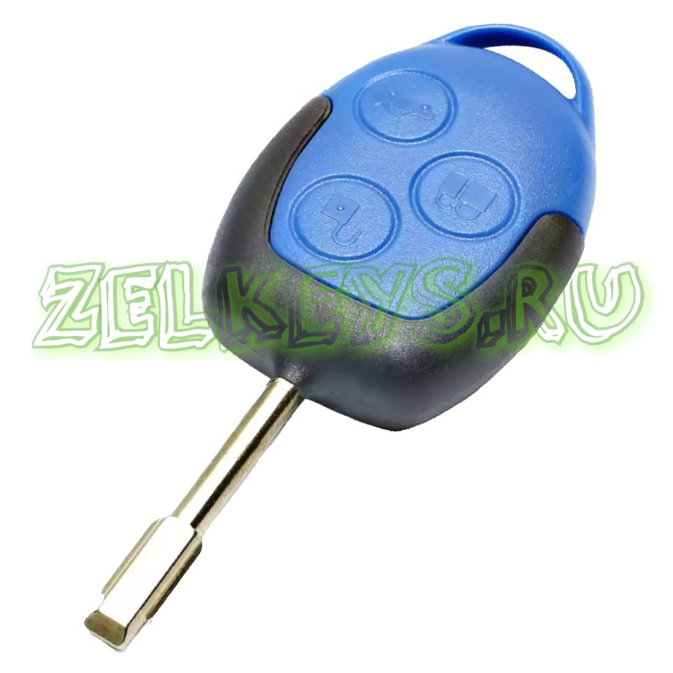Ключ для Ford Transit c 3 кнопками 2006-2014 г.в.