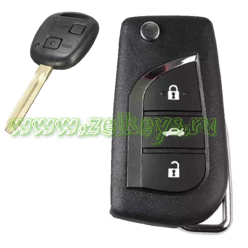 Ключ для Toyota Yaris 2003г - 2010г. 89071-0D030